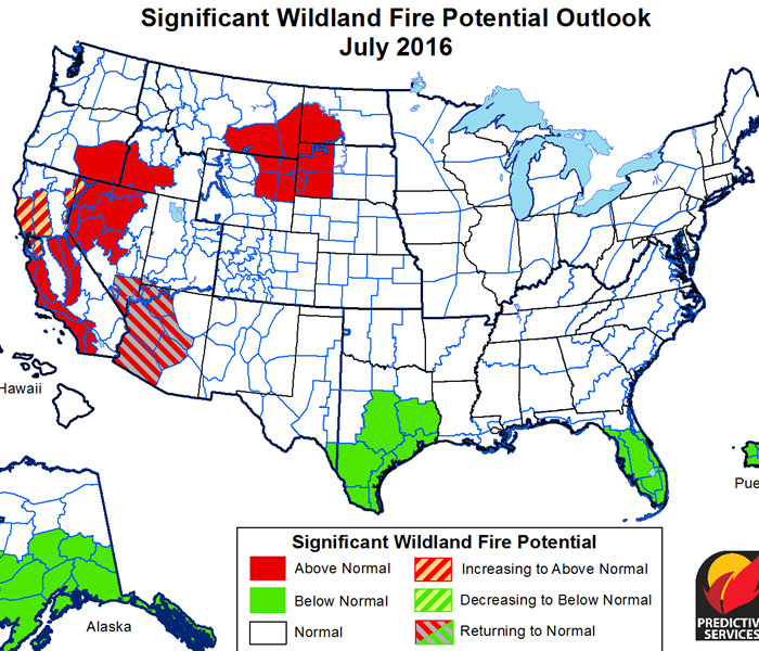 National Significant Wildland Fire Potential Outlook - Northwest ...